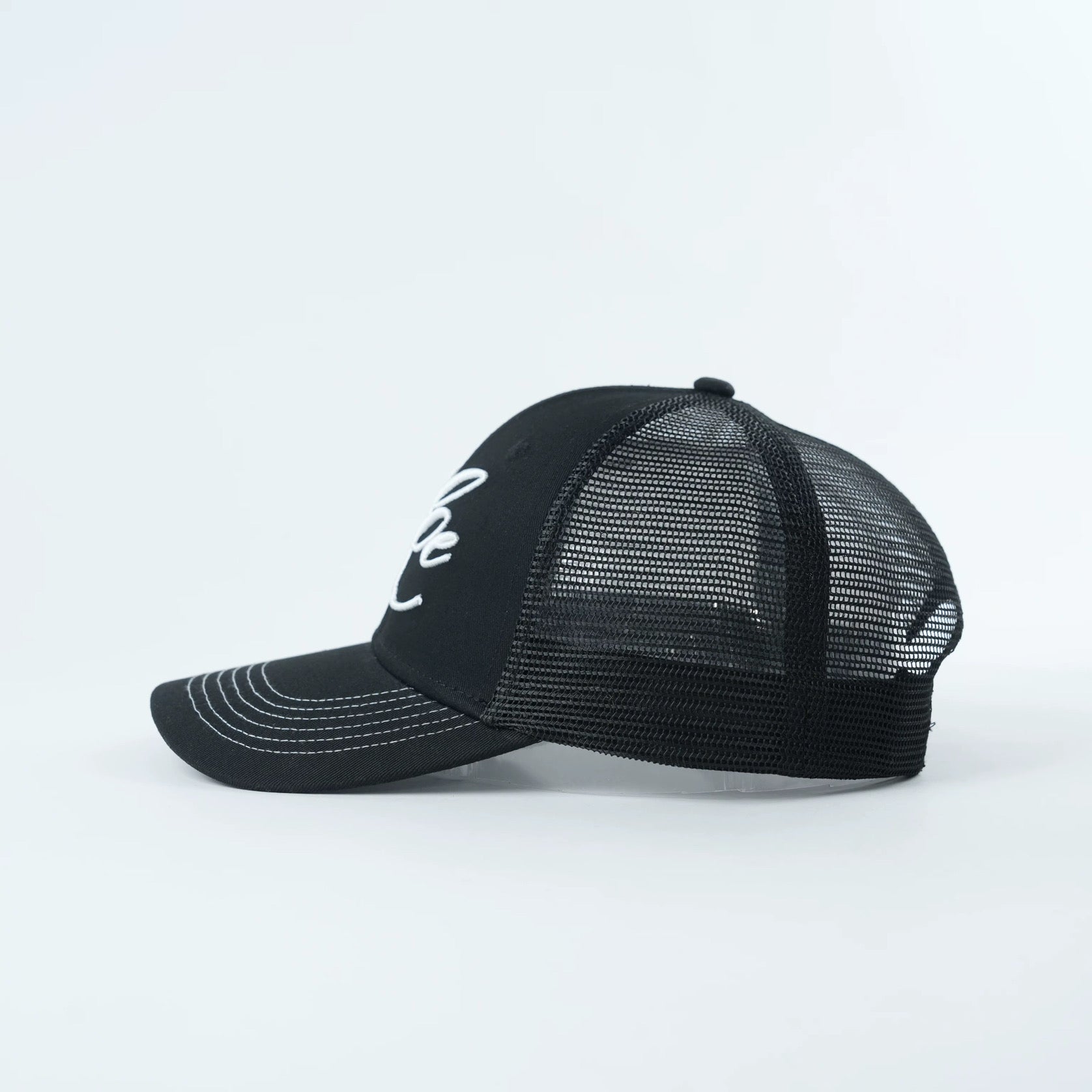 The Black Trucker Cap