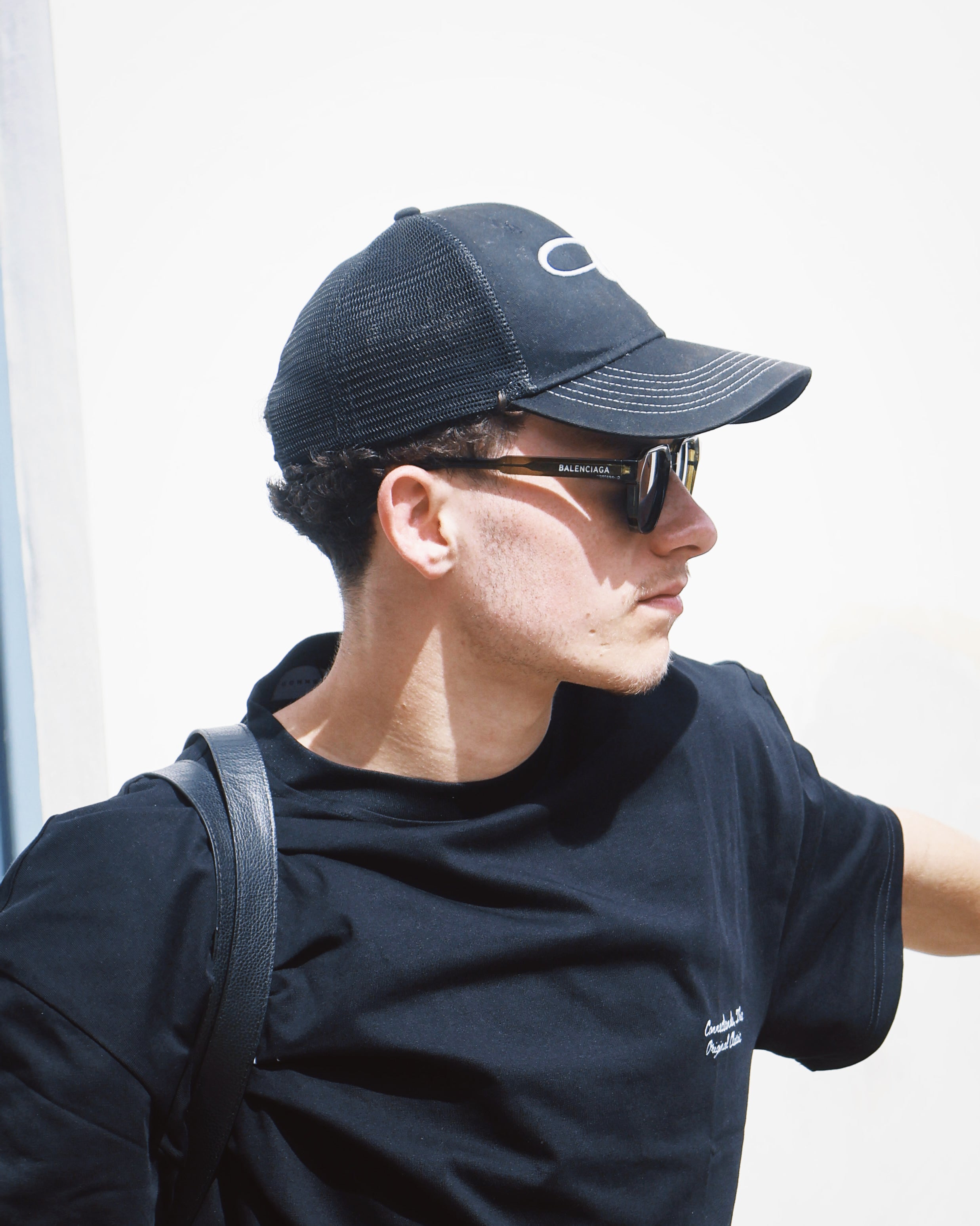The Black Trucker Cap